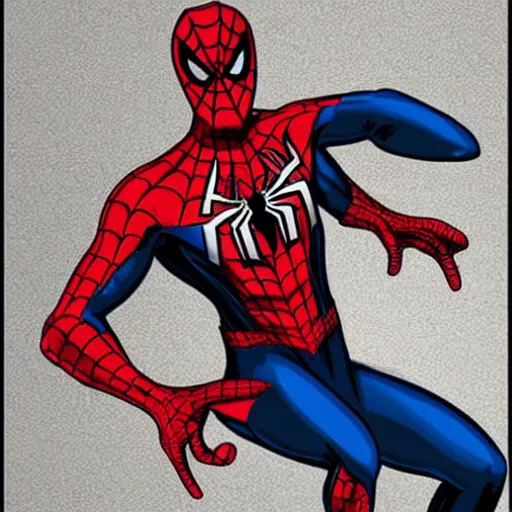 Image similar to Spider Man as an ancient greec statu