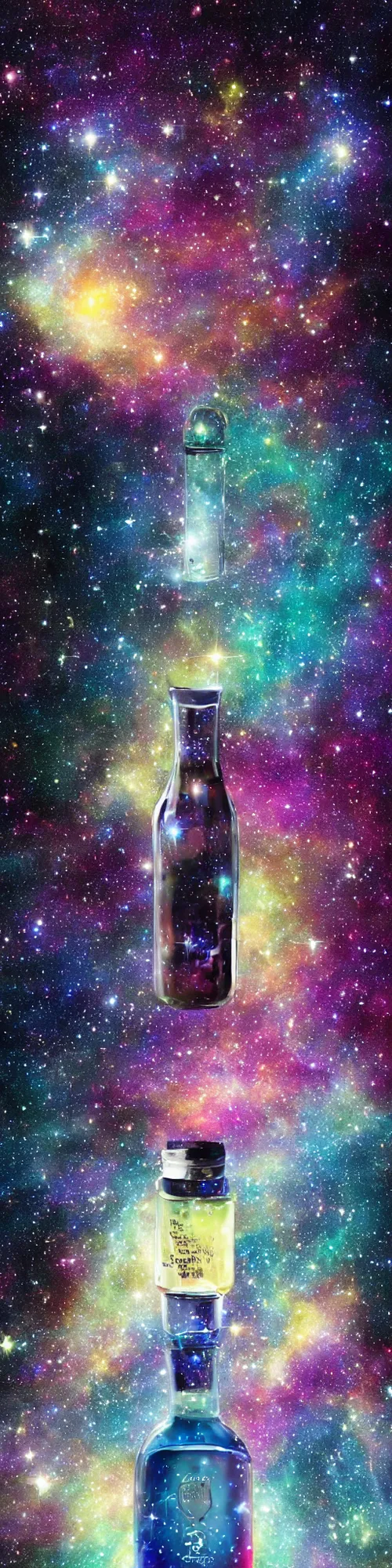 Image similar to Galaxy in a bottle