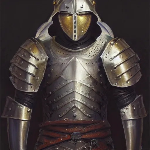 Prompt: medieval paladin knight armor, anthropomorphic shiba inu, kirlian photography field glowing, portrait art by donato giancola and greg rutkowski, realistic face, kirlian field, visible magnetic field, digital art, trending on artstation, symmetry