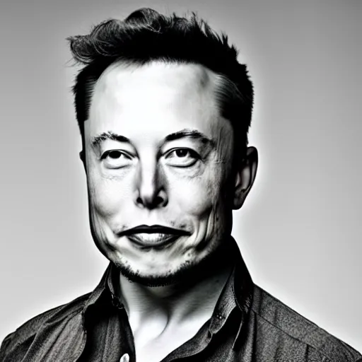 Image similar to elon musk with cool hairstyle, professional portrait photo