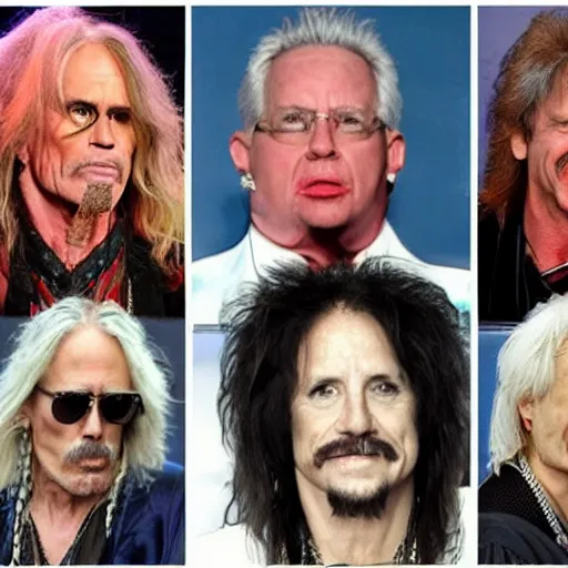 Image similar to The members of Aerosmith become Supreme Court justices