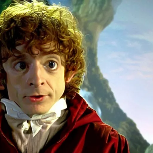 Prompt: austin powers as frodo in lord of the rings