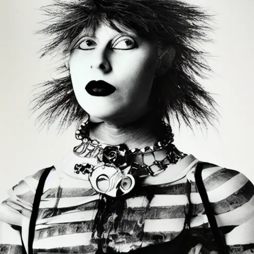 Image similar to Punk girl by Cindy Sherman