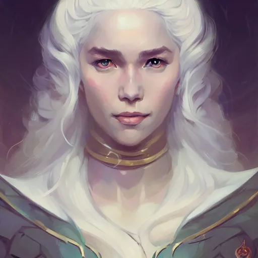 Prompt: a beautiful portrait of daenarys targaryen, concept art by pete mohrbacher and guweiz and ilya kuvshinov, digital art, highly detailed, intricate, sharp focus, trending on artstation hq, deviantart, unreal engine 5, 4 k uhd image