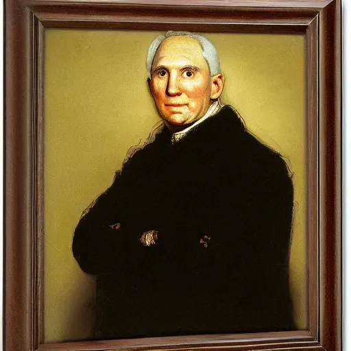 Prompt: portrait of roger stone by rembrandt,