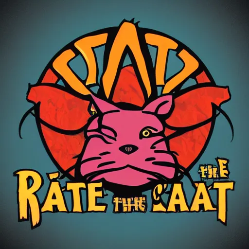 Image similar to logo for the band ratcat