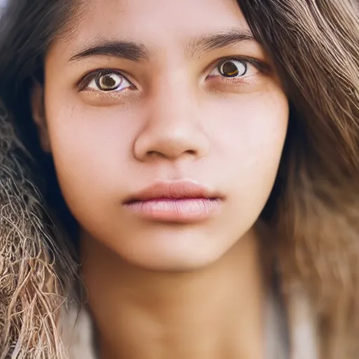 Prompt: close up face female potrait