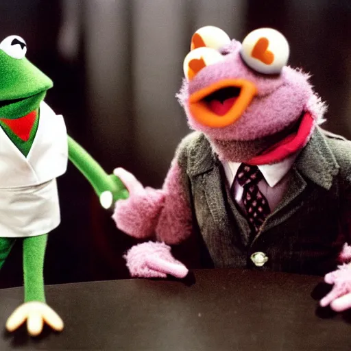 Image similar to muppets on nuremberg process