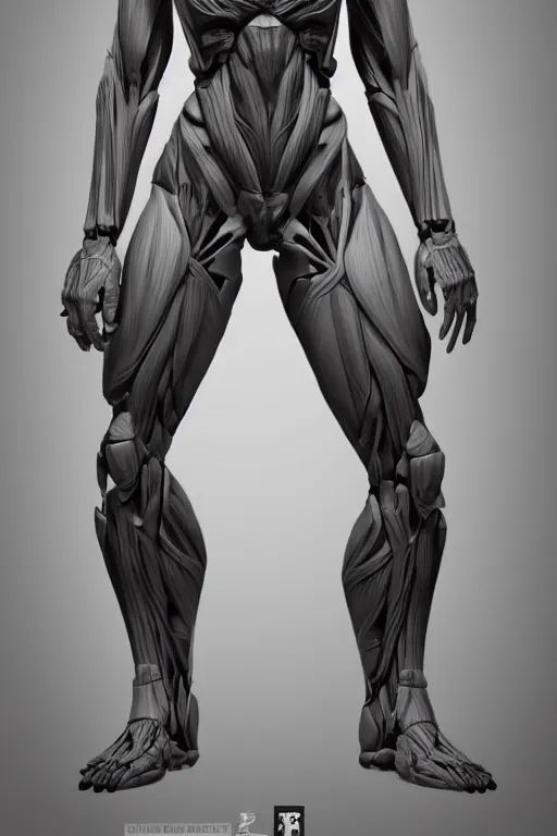 Prompt: symmetry!! full body female human anatomy concept, greeble panels, gun metal grey, limbs, muscular system reference, digital art, in the style of ben lol, brian sum, ramil sunga, herbert lowis, furio tedesschi, christopher cao, artstation, pinterest, deviantart, photoshop, octane render, unreal engine