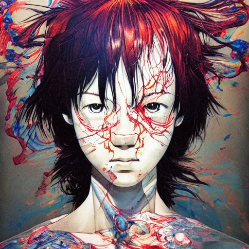 Image similar to citizen portrait soft light painted by james jean and katsuhiro otomo and erik jones, inspired by akira anime, smooth face feature, intricate oil painting, high detail illustration, sharp high detail, manga and anime 1 9 9 9