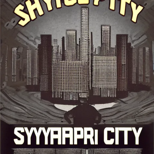 Image similar to synthesizer city, cinematic