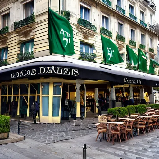 Image similar to the deux magots