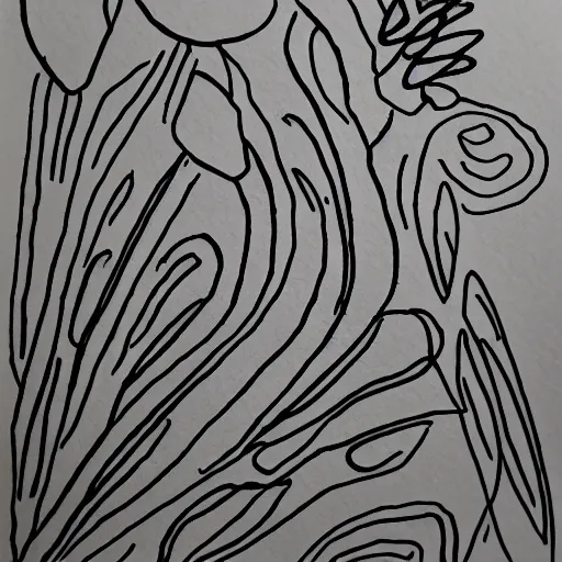 Image similar to dignity in a very simple drawing. sharpie on paper sheet