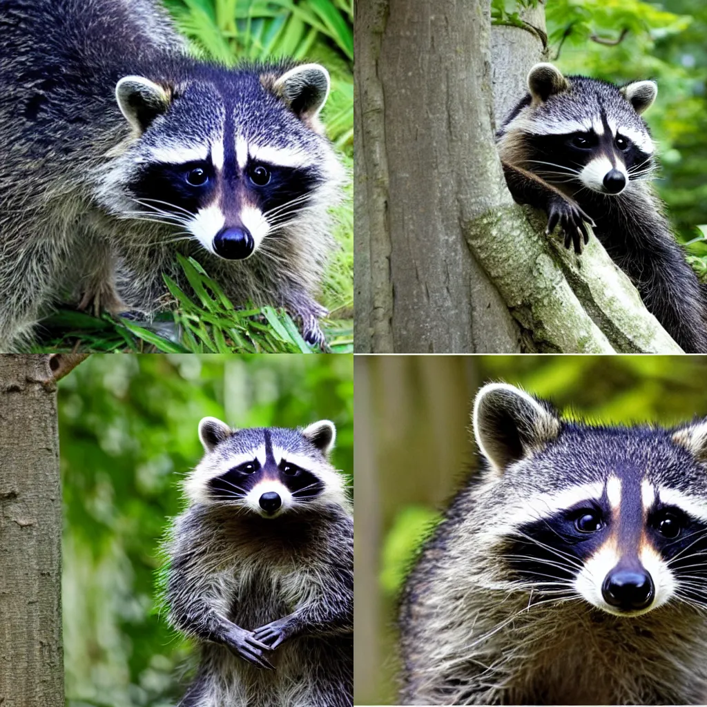 Prompt: A middle aged bachelor raccoon