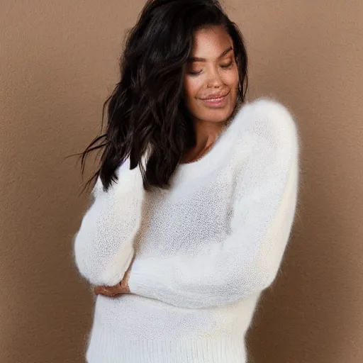 Image similar to angora sweater