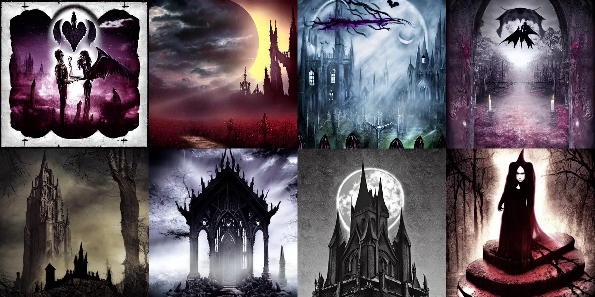 Prompt: gothic twilight vampire heaven