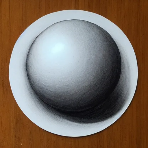 Image similar to “ball, Anamorphic Drawing”