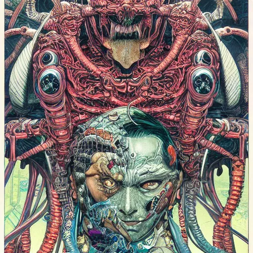 Image similar to portrait closeup of crazy palpatin, symmetrical, hyper detailed, by yoichi hatakenaka, masamune shirow, josan gonzales and dan mumford, ayami kojima, takato yamamoto, barclay shaw, karol bak, yukito kishiro