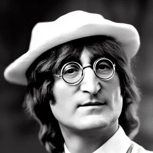 Prompt: john lennon in a lemon costume