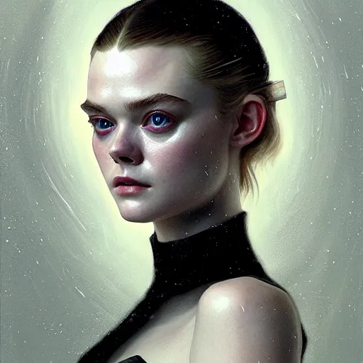 Prompt: symmetry!! portrait of elle fanning in blade runner in the world of andrew wyeth, horror, fashion, dark!! intricate, elegant, highly detailed, digital painting, artstation, concept art, smooth, sharp focus, illustration, art by artgerm and greg rutkowski and alphonse mucha