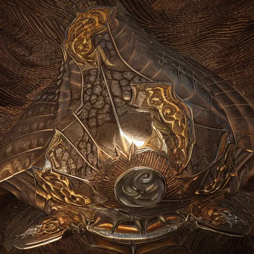 Image similar to a highly decorated dragon scale egg, photorealistic, symmetrical, unreal engine