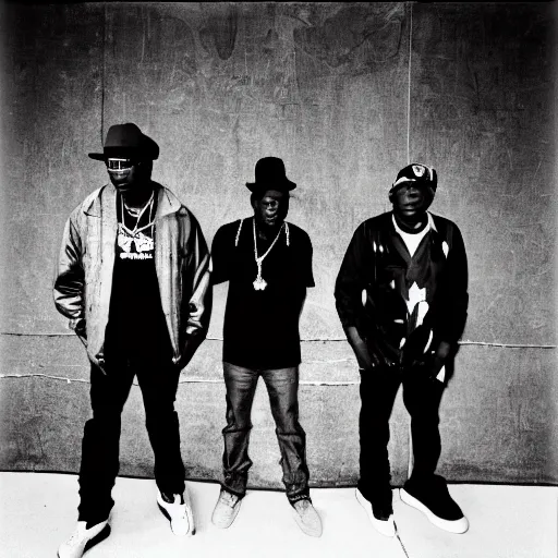 Image similar to a tribe called quest new york black and white
