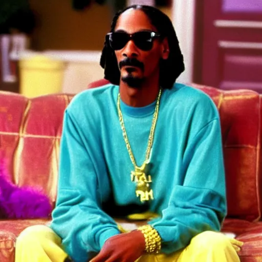 Image similar to a tv still of Snoop Dogg starring as Carlton in The Fresh Prince of Bel-Air (1990)