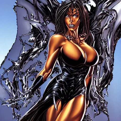 Prompt: witchblade by michael turner