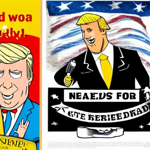 Image similar to a baked potato running for president, wearing a presidential suit and tie, propaganda poster