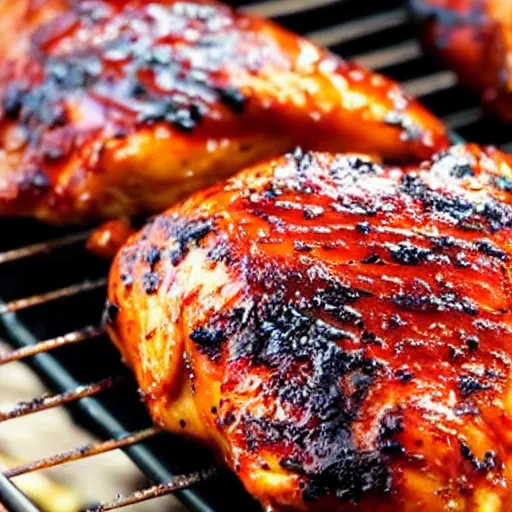 Image similar to barbecued chicken