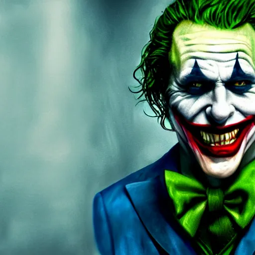 Image similar to the joker in a tutu, high definition, photorealistic,