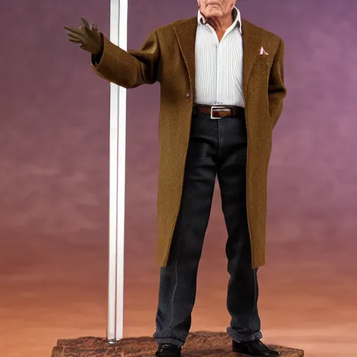 Prompt: Jack Nicholson action figure by Hot Toys.