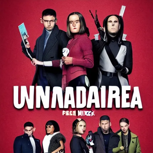 Image similar to Umbrella academy Netflix