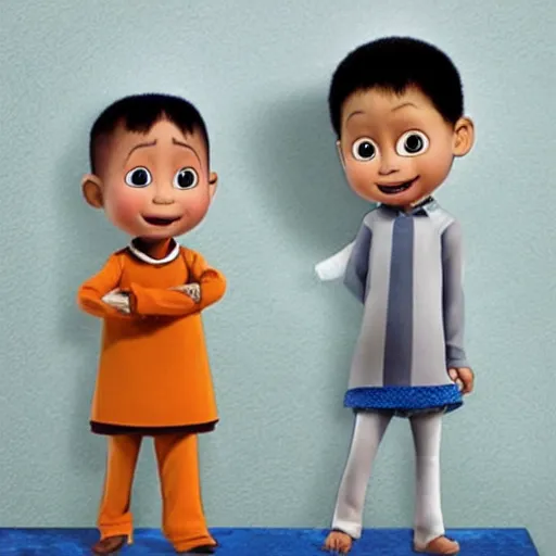 Prompt: upin ipin