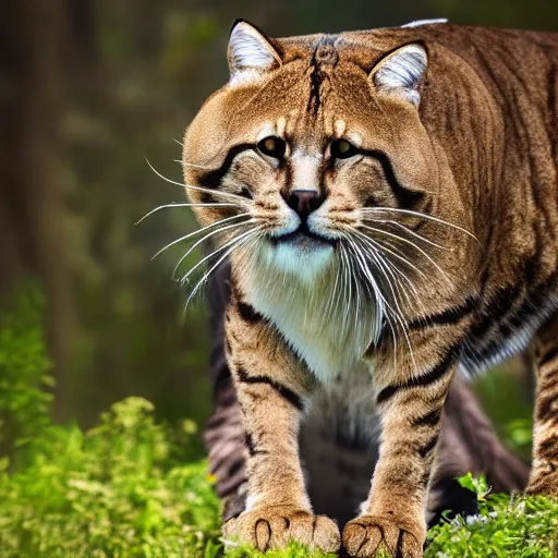 Image similar to wild giant smilodon cat nature photography hd