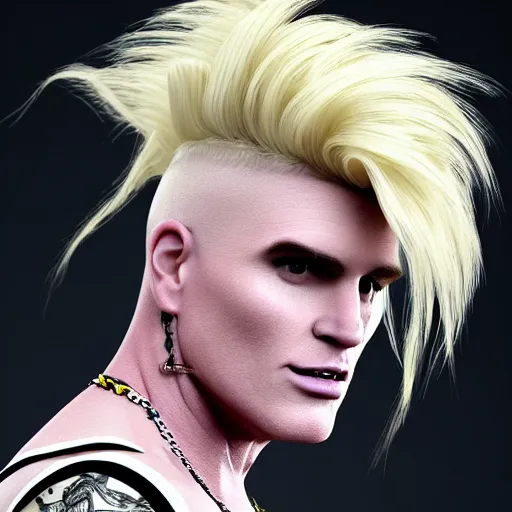 Prompt: vanilla ice's hair is ice cream but his hair is made out of swirly ice cream vanilla ice cream his hair is completely made out of vanilla swirled vanilla ice cream, ice cream hair, realistic, hyperrealistic, ultra realistic, real, real world, highly detailed, very detailed, extremely detailed, intricate details, 8 k resolution, hd quality