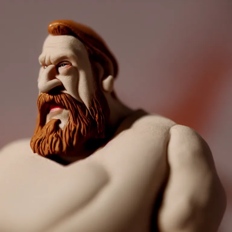 Prompt: a cinematic film still of a claymation stop motion film the big lebowski, portrait, shallow depth of field, 8 0 mm, f 1. 8