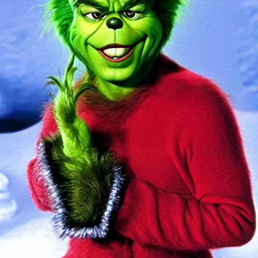 Prompt: jack nicholson as the grinch in the grinch