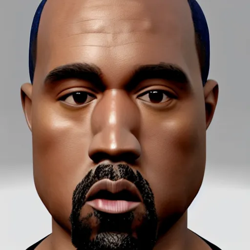 Prompt: 3 d kanye west avatar model, 4 k, ultra - realistic, octane render