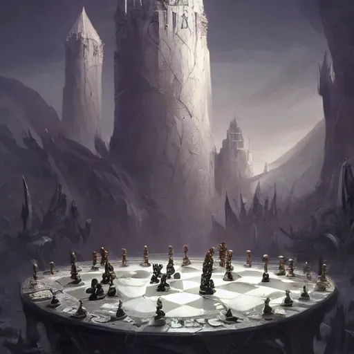 Image similar to a giant white chess pawn piece, chess pawn, chess pawn, chess pawn, chess pawn, chess pawn, battlefield background, bright art masterpiece artstation. 8 k, sharp high quality artwork in style of jose daniel cabrera pena and greg rutkowski, concept art by tooth wu, blizzard warcraft artwork, hearthstone card game artwork, chess pawn