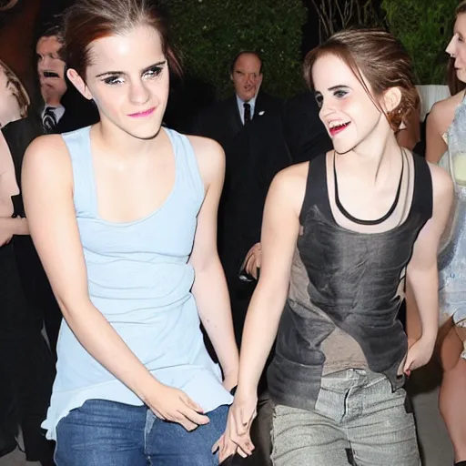 Image similar to emma watson tackling emma watson