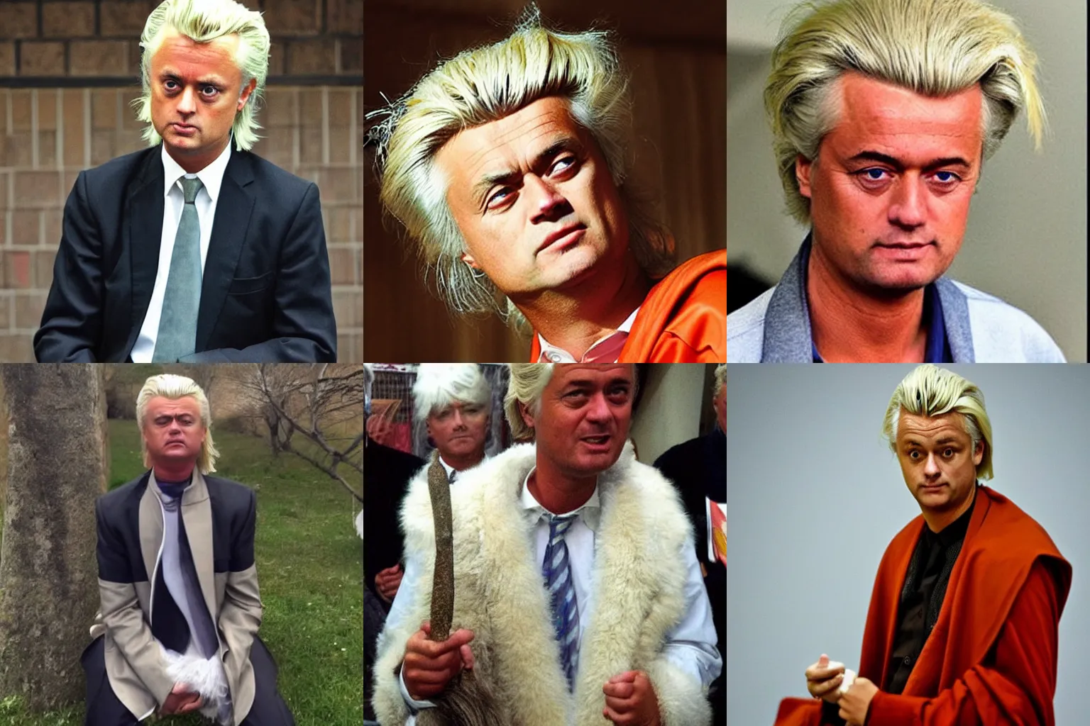 Prompt: Geert Wilders as a lama