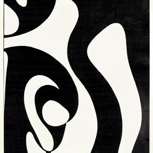 Image similar to continuous spiral single line contour op art, mary louise brooks