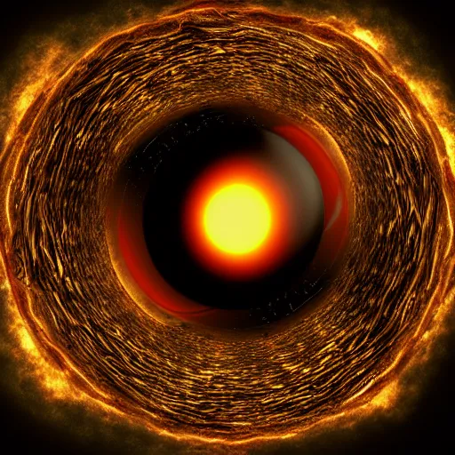 Image similar to a black hole, inside a globe, mirrors, 3 d, ouroboros, deviantart