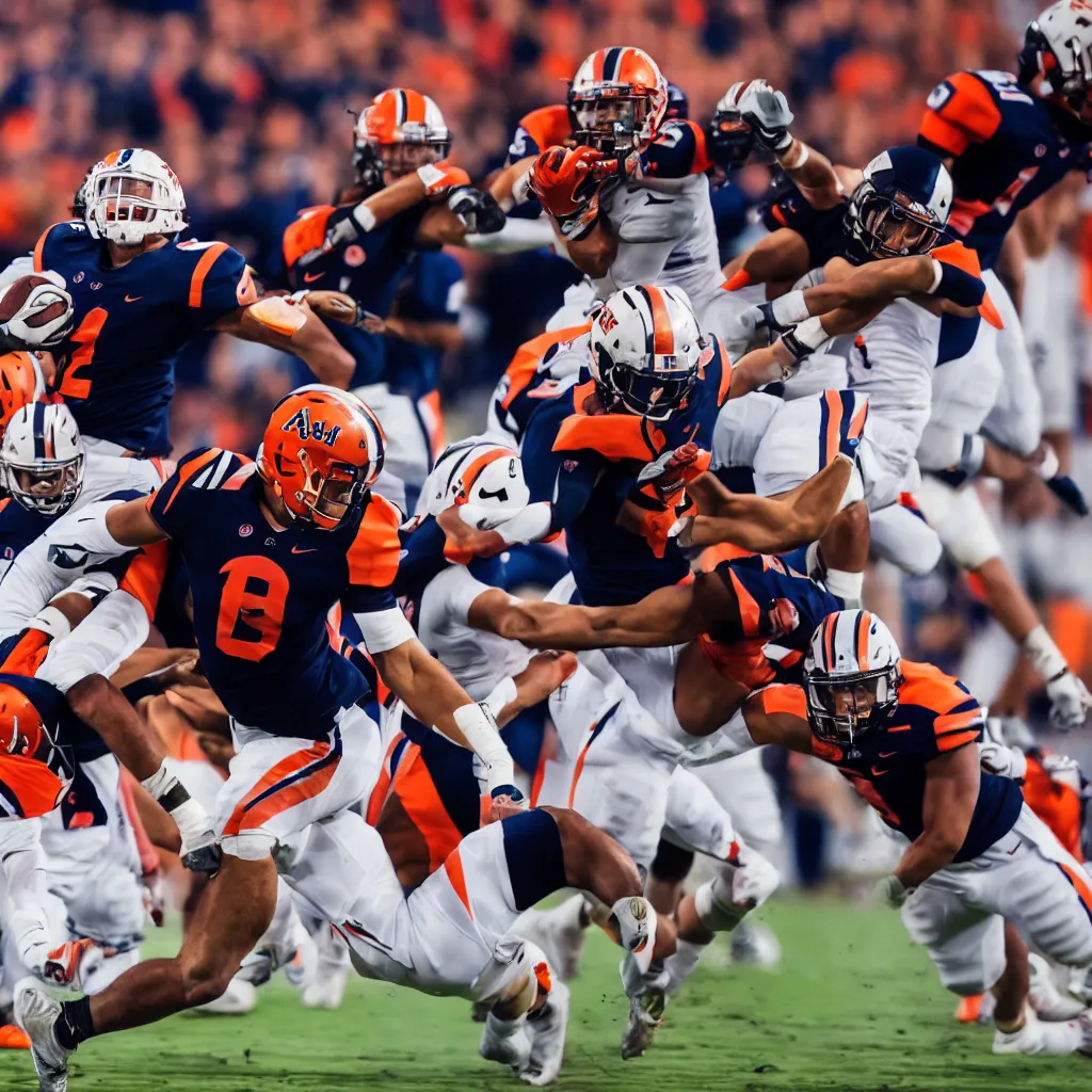 Image similar to auburn university football, photo, 8 k hd