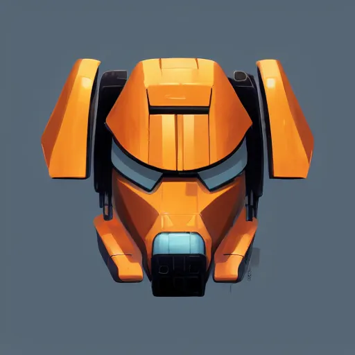 Image similar to face icon stylized minimalist mechwarrior, loftis, cory behance hd by jesper ejsing, by rhads, makoto shinkai and lois van baarle, ilya kuvshinov, rossdraws global illumination