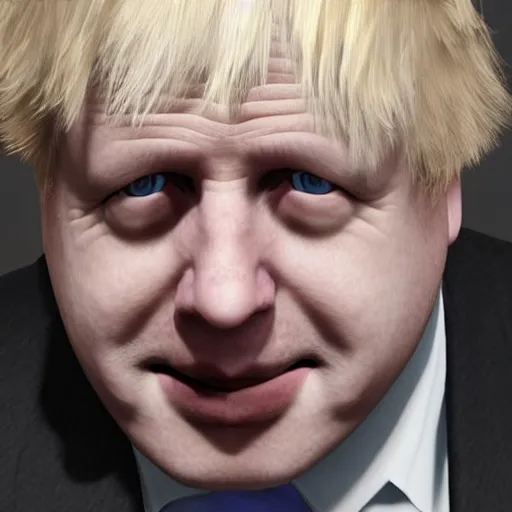 Image similar to Boris Johnson in style of playstation 1 graphics, lots of detail, ultra HD