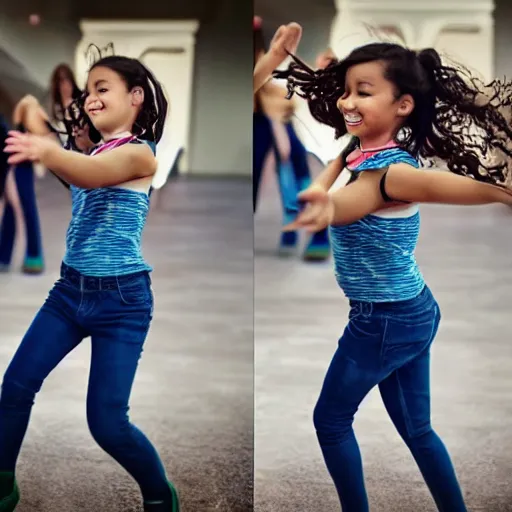 Image similar to cute girl dancing