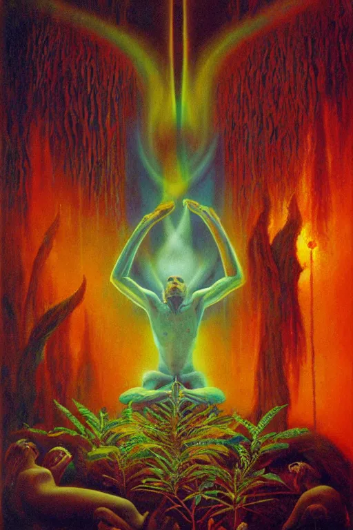 Image similar to The Ayahuasca Spirit, by John Harris