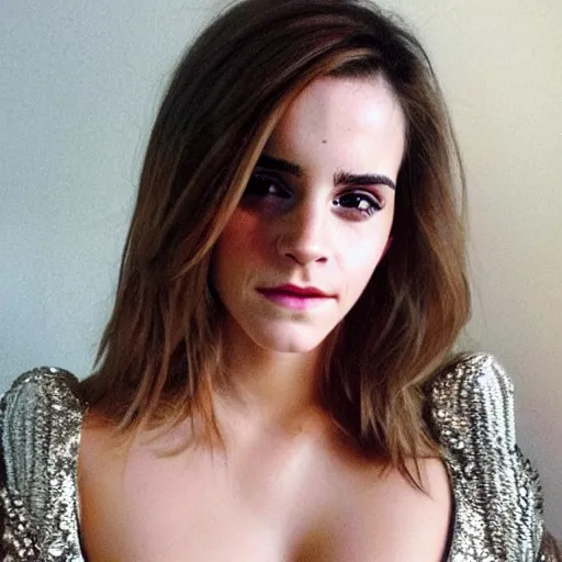 Prompt: Emma Watson and Kim Kardashian combined into one person